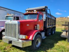 1999 Peterbilt 357 Tri Axle Dump Truck 'Title in the Office'