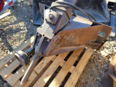 Stanley MB350 Hydraulic Breaker Works Good