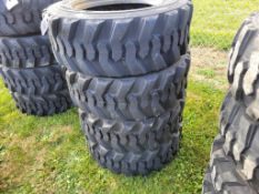 Forerunner SKS1 Skid Steer Tires 'Set of 4 - New'