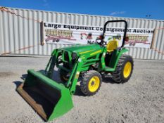 John Deere 3032E Compact Loader Tractor 'Ride & Drive - Drive Train Guarantee'