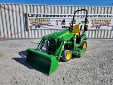 2013 John Deere 1025R Compact Loader Tractor 'Ride & Drive - Drive Train Guarantee'