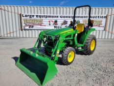 2022 John Deere 3025D Compact Loader Tractor 'Ride & Drive - Drive Train Guarantee'