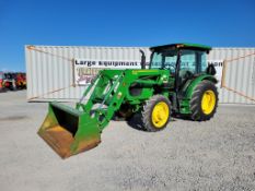 2018 John Deere 5055E Cab Loader Tractor 'Ride & Drive - Drive Train Guarantee'