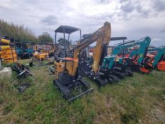 2025 Agrotk MX12RX Mini Excavator 'Weathered - NEW'