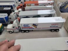 Winross Truck With Van Trailer