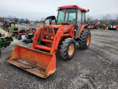 2003 Kubota M5700 Cab Loader Tractor 'Ride & Drive - Drive Train Guarantee'
