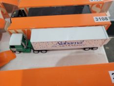 Winross Truck With Van Trailer