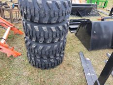 Forerunner SKS1 Skid Steer Tires on Wheels 'Set of 4 - New'