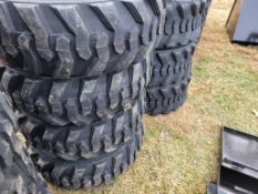 Forerunner SKS1 Skid Steer Tires on Wheels 'Set of 4 - New'
