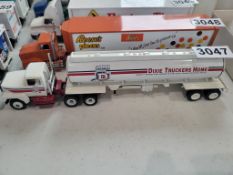 Winross Truck With Tank Trailer