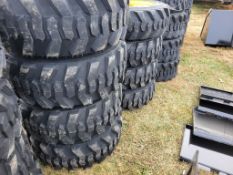 Forerunner SKS1 Skid Steer Tires on Wheels 'Set of 4 - New'