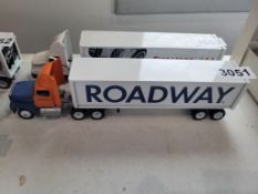 Winross Truck With Van Trailer