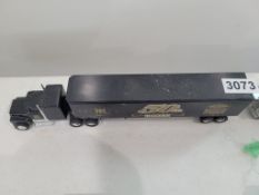 Ertl Truck With Van Trailer