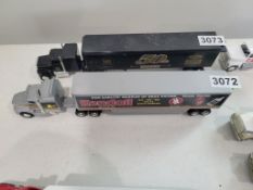 Ertl Truck With Van Trailer