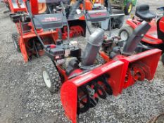 Yard Machines 826 Snow Blower 'Ride & Drive - Drive Train Guarantee '
