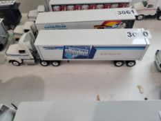 Winross Truck With Van Trailer