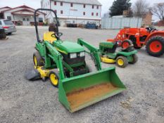 John Deere 2210 Compact Loader Tractor 'Ride & Drive - Drive Train Guarantee'
