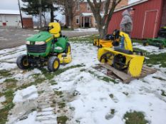 2017 John Deere X730 Riding Tractor - Package 'Ride & Drive - Drive Train Guarantee'