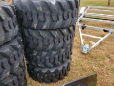 Forerunner SKS1 Skid Steer Tires 'Set of 4 - New'