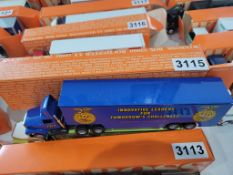 Winross Truck With Van Trailer