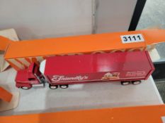 Winross Truck With Van Trailer