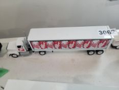 Winross Truck With Van Trailer
