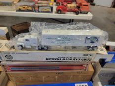 Ertl Truck with Van Trailer
