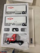 Winross Truck with Double Trailers