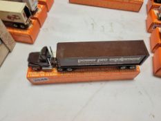 Winross Truck with Van Trailer