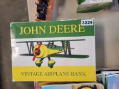 Model Airplane Coin Bank
