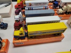 Winross Truck with Van Trailer