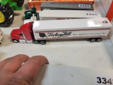 Model Truck with Van Trailer