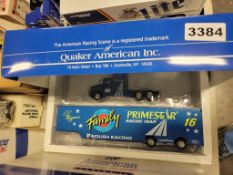 Quaker American Truck with Van Trailer