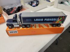 Winross Truck with Van Trailer
