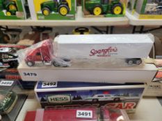 Ertl Truck with Van Trailer