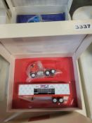 Winross Truck with Van Trailer