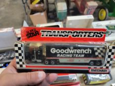 Matchbox Truck with Van Trailer