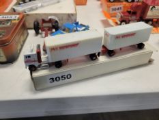 Toy Truck Truck with Double Trailer
