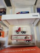 Winross Truck with Van Trailer