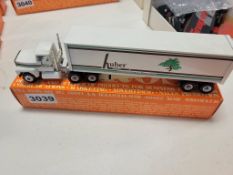 Winross Truck with Van Trailer