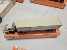 Winross Truck with Van Trailer