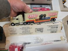 Ertl Truck with Van Trailer