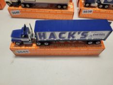 Winross Truck with Van Trailer