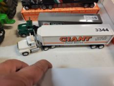 Model Truck with Refer Trailer