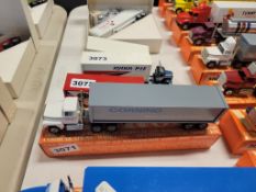Winross Truck with Van Trailer