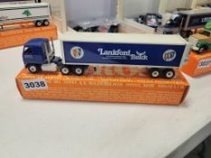 Winross Truck with Van Trailer