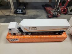Winross Truck with Van Trailer