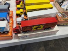 Winross Truck with Van Trailer