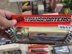 Matchbox Truck with Van Trailer