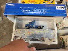 Quaker American Truck with Van Trailer